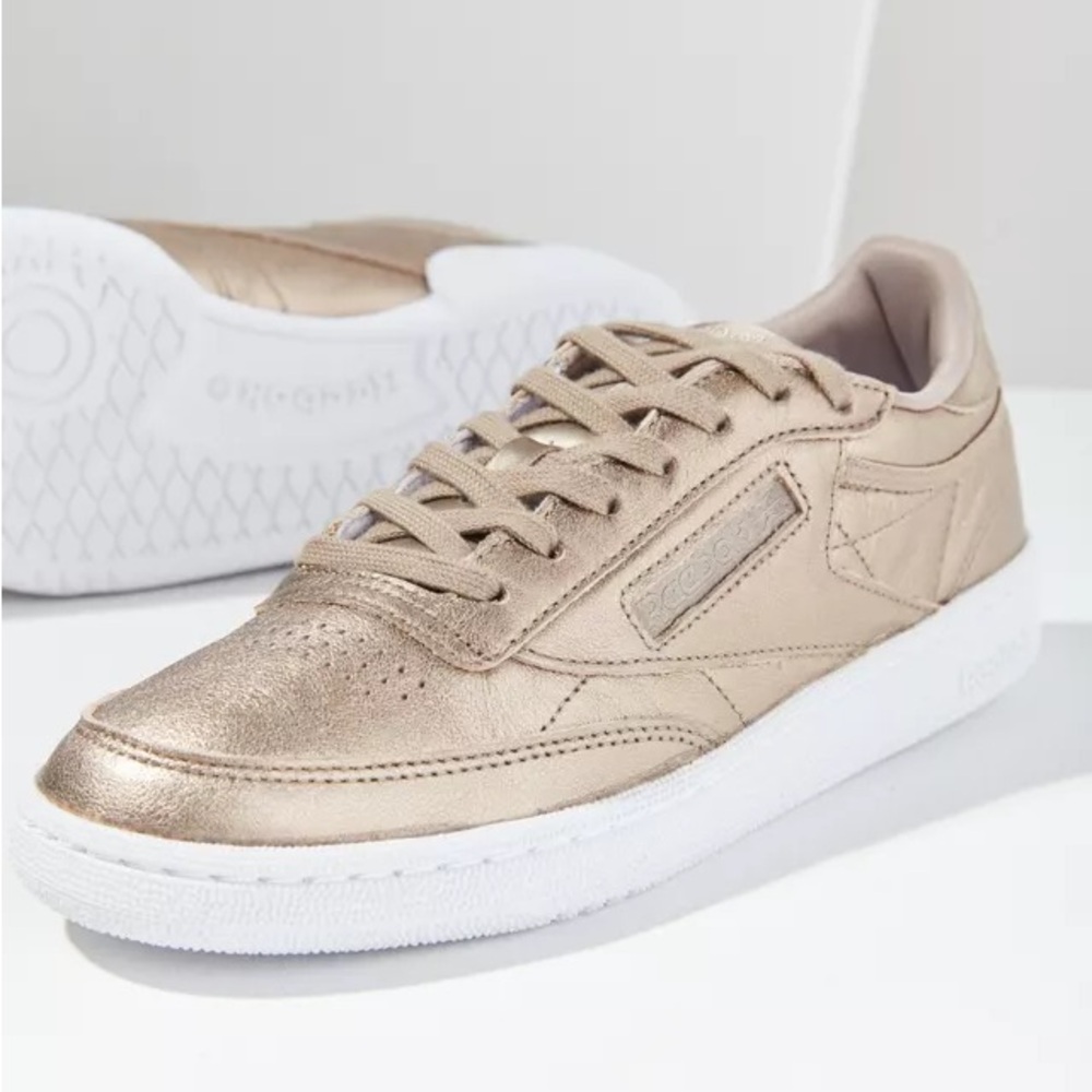Reebok womens Club C 85 Melted Metal